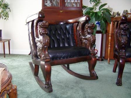 griffin rocker — Who made this parlor set ???