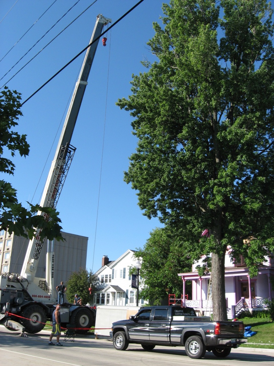 a tall crane for the tower small — My Queen Anne -- 1881 Victorian