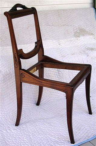 DSCN1610 — Set of 6 chairs labeled by Potter & Denison