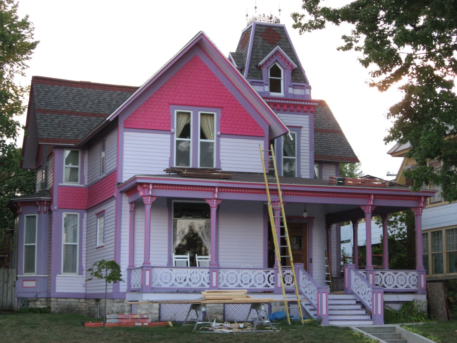 house in process — My Queen Anne -- 1881 Victorian