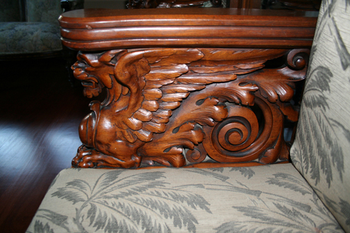 Winged Liion Image — Unusual Dressing Mirror and Hall Stand combination!!!! Can you identify??