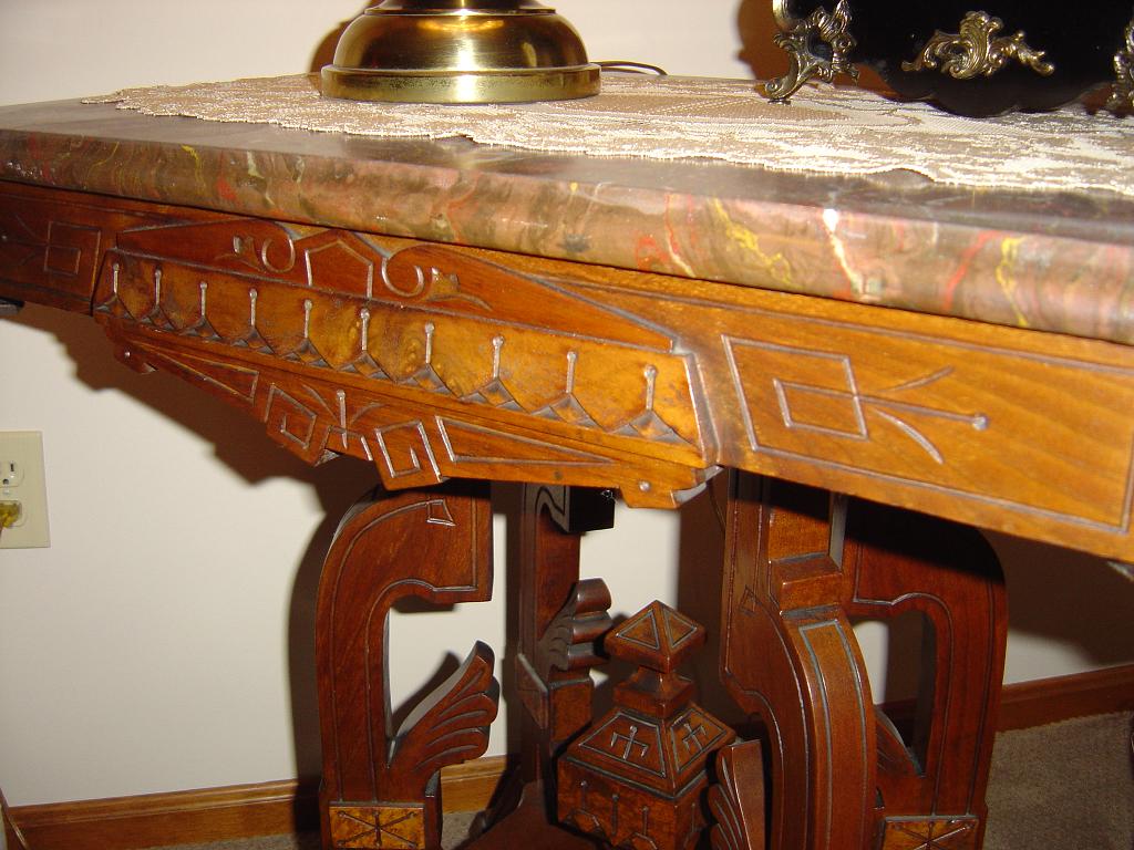 victtable4 — Victorian Marble Top Table