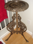 CASTIRONTABLE2 — cast iron nickel calling card table?