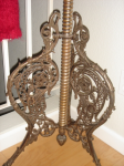 CASTIRONTABLE3 — cast iron nickel calling card table?