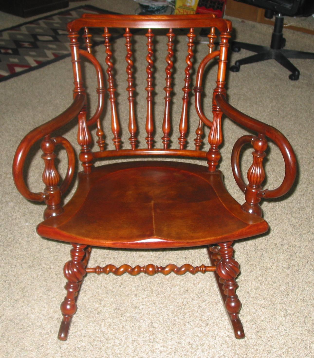 rocker1 — Victorian rocker to identify- Possibly Merklen