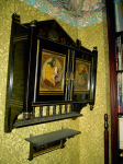 cabinet3 in situ — Gothic Folk Art Cupboard