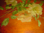 table lower shelf — Painted Scene on Oval Table-Tell me what you know
