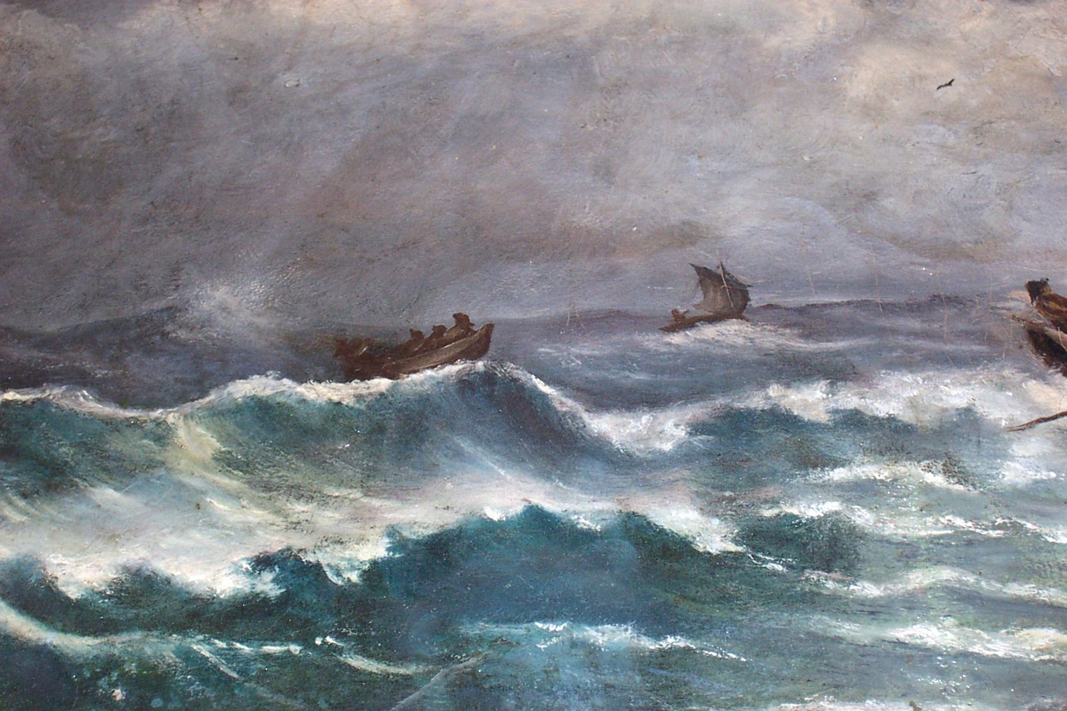 DCP 0086   sm — For Sale - 19th Century Oil Painting on Canvas - Seascape