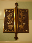 norwalk plant hinge — Brass/Bronze Victorian hardware