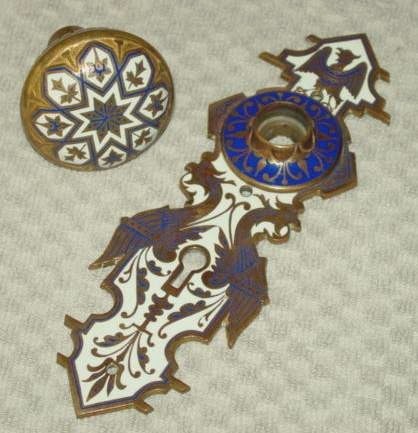 corbin enamel 1 — Brass/Bronze Victorian hardware