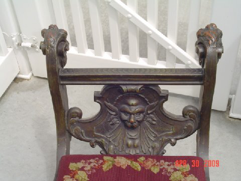 carved seat 7 — New member needs assistance identifying carved bench
