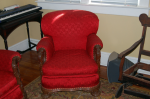 6 25 011s — New member needs help identifying Couch and Chair set - strange design.
