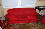 6 25 012s — New member needs help identifying Couch and Chair set - strange design.