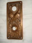 sargent peacock plate — Brass/Bronze Victorian hardware
