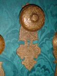mccc knob & plate 2 — Brass/Bronze Victorian hardware
