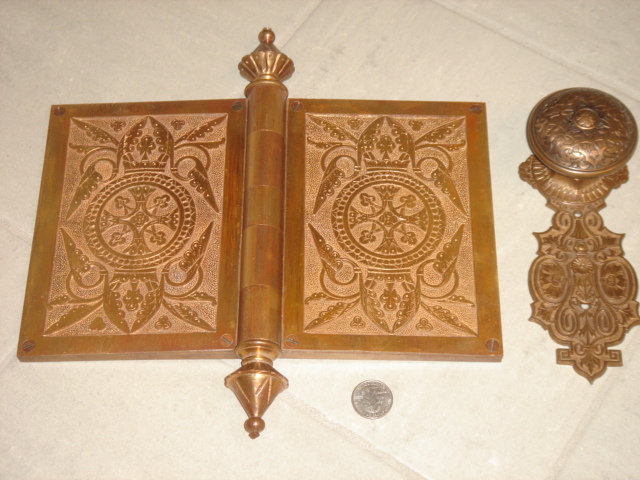 huge mccc hinge — Brass/Bronze Victorian hardware