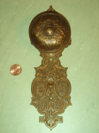 mccc knob & plate — Brass/Bronze Victorian hardware