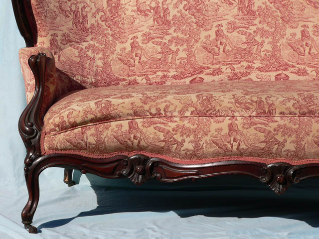 Launer 03 — rare Meeks victorian parlor set for sale