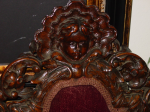 Picture 510 — carved cherub high back