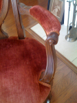 armchair b small — Jelliff? Herter? Chairs with ladies heads and walnut veneers.