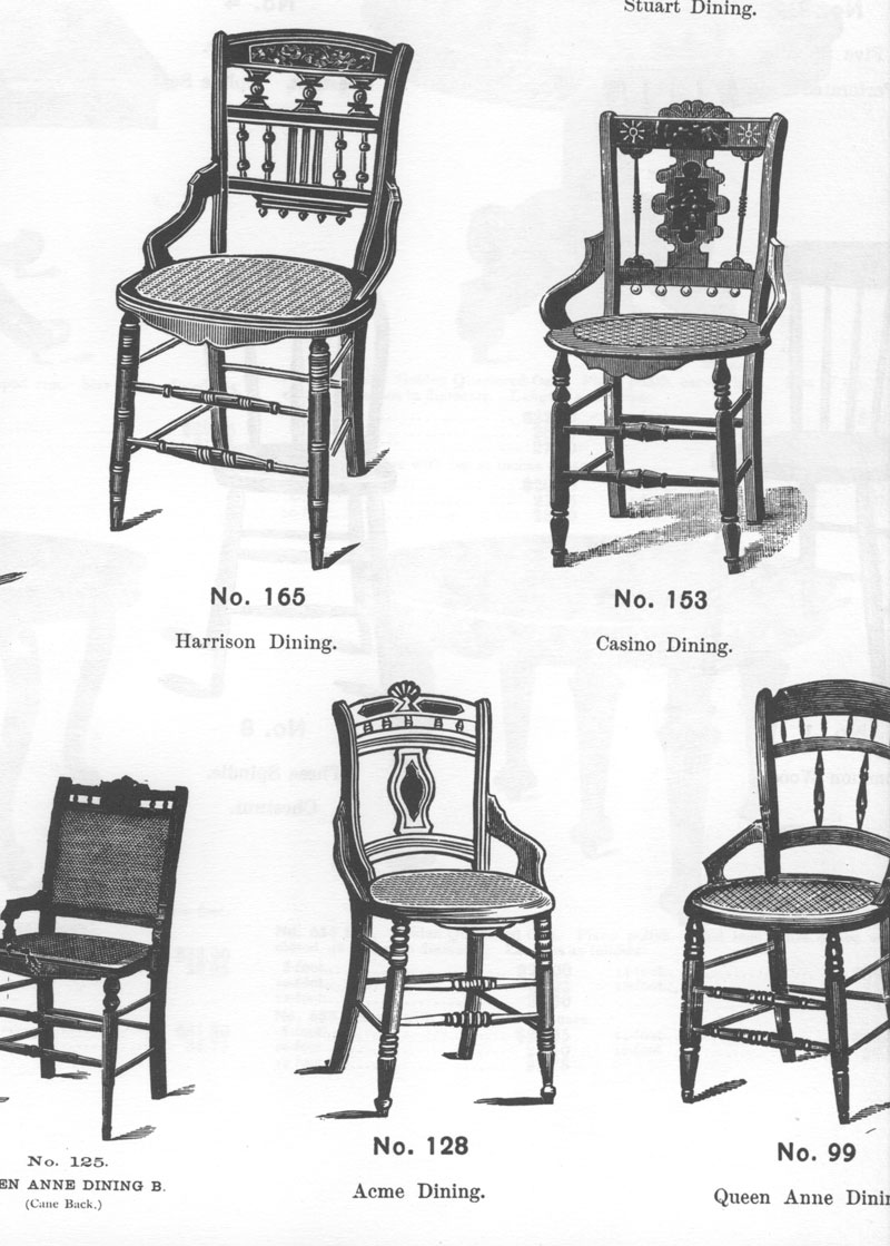 Victorian dining — Marked Victorian Side Chairs
