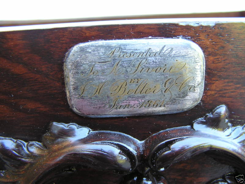 Belter Center table b — Nice signed Belter marble top center table currently on ebay.