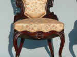 Meeks Side chairs (3) — rare Meeks victorian parlor set for sale