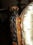 c2 — Pottier & Stymus rosewood double parlor set w/ original silk upholstery