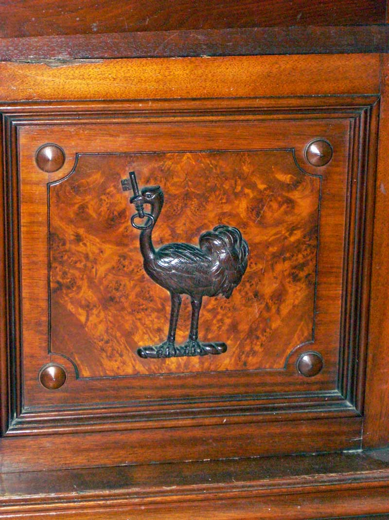 Pabst door — Corner Bookcase