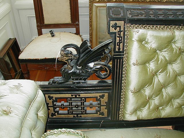 687287357303 0 BG — Ebonized settee and first post!