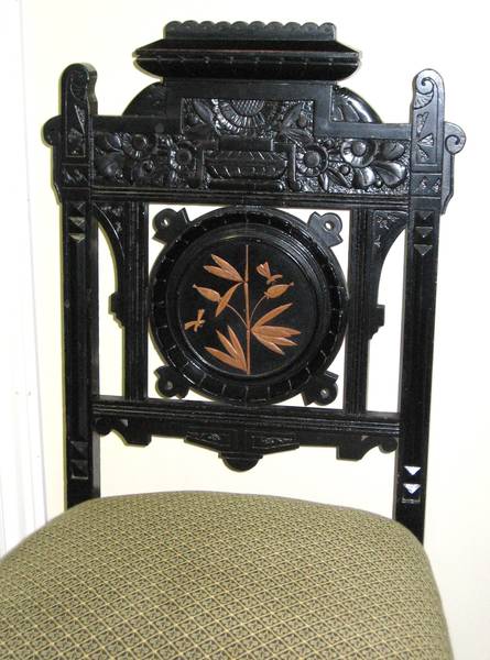 Toronto $160 (1) — Ebonized Anglo-Japanese chair by Robert Hay & Co, Toronto