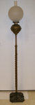 Birds Foot Floor Lamp White Globe (1) — Aesthetic lamps w/ birds feet & Ornate stove