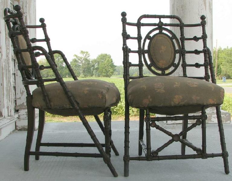 Hunzinger 1 — 1869 Stamped Hunzinger Chairs IGavel Auctions