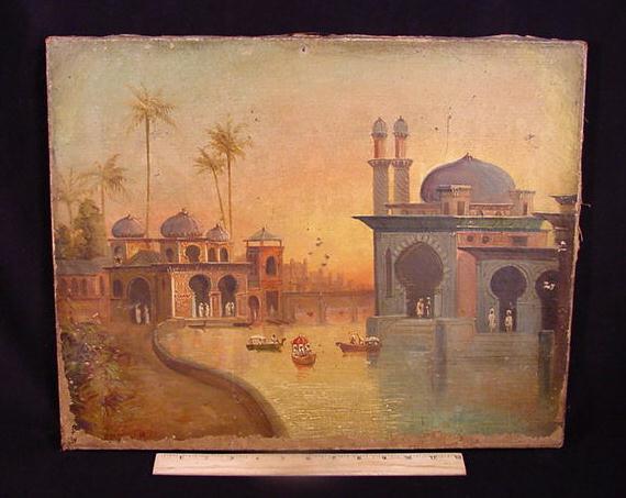 Middle Eastern Painting 1 — bradley & hubbard brass aesthetic mirrors