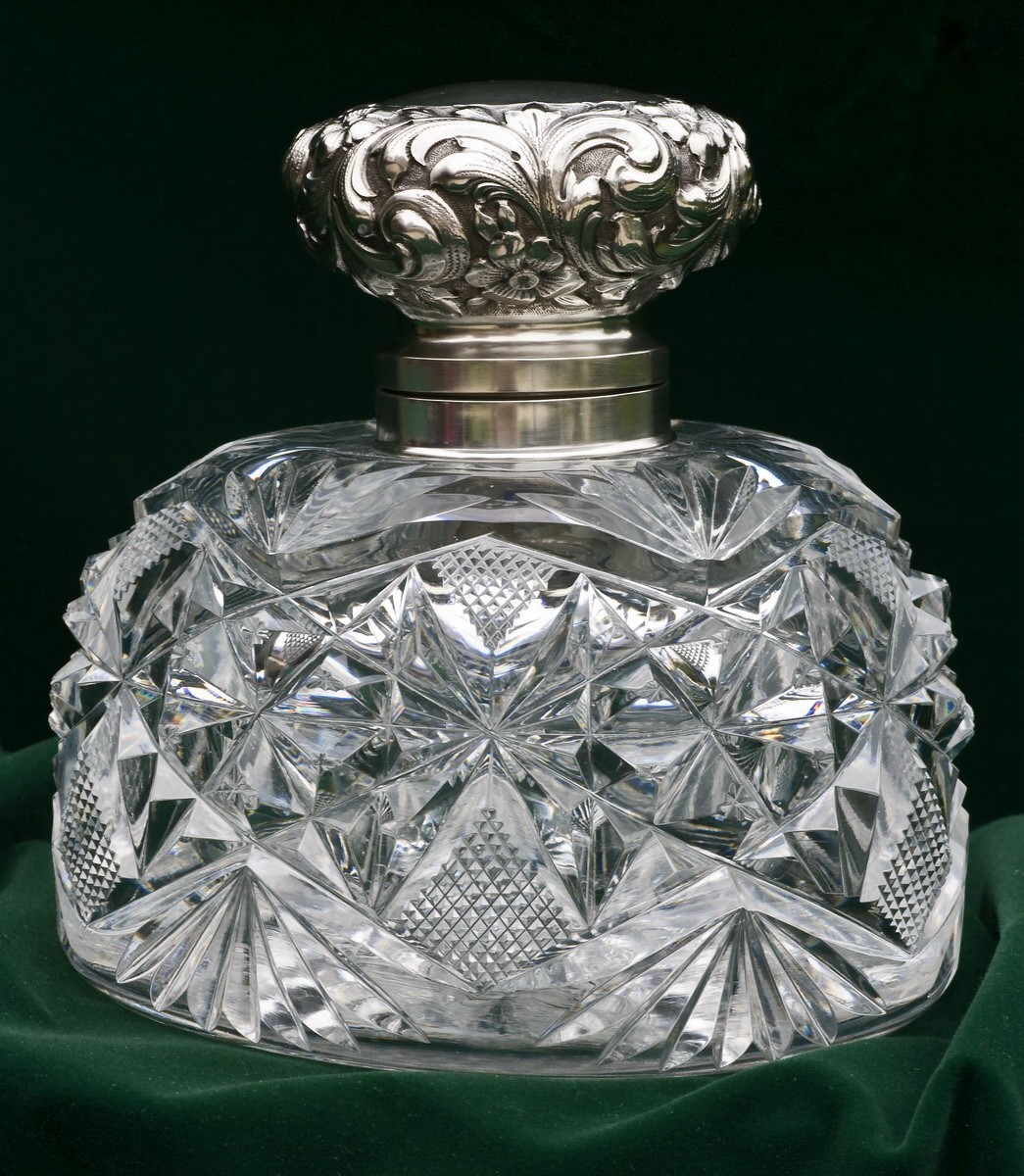 6%20IN.%20DIA.%20X%206%20IN.%20HIGH%20INKWELL%20WITH%20REPOSE%20STERLING%20TOP%20%231[1] (2) — American Brilliant Cut Glass Available