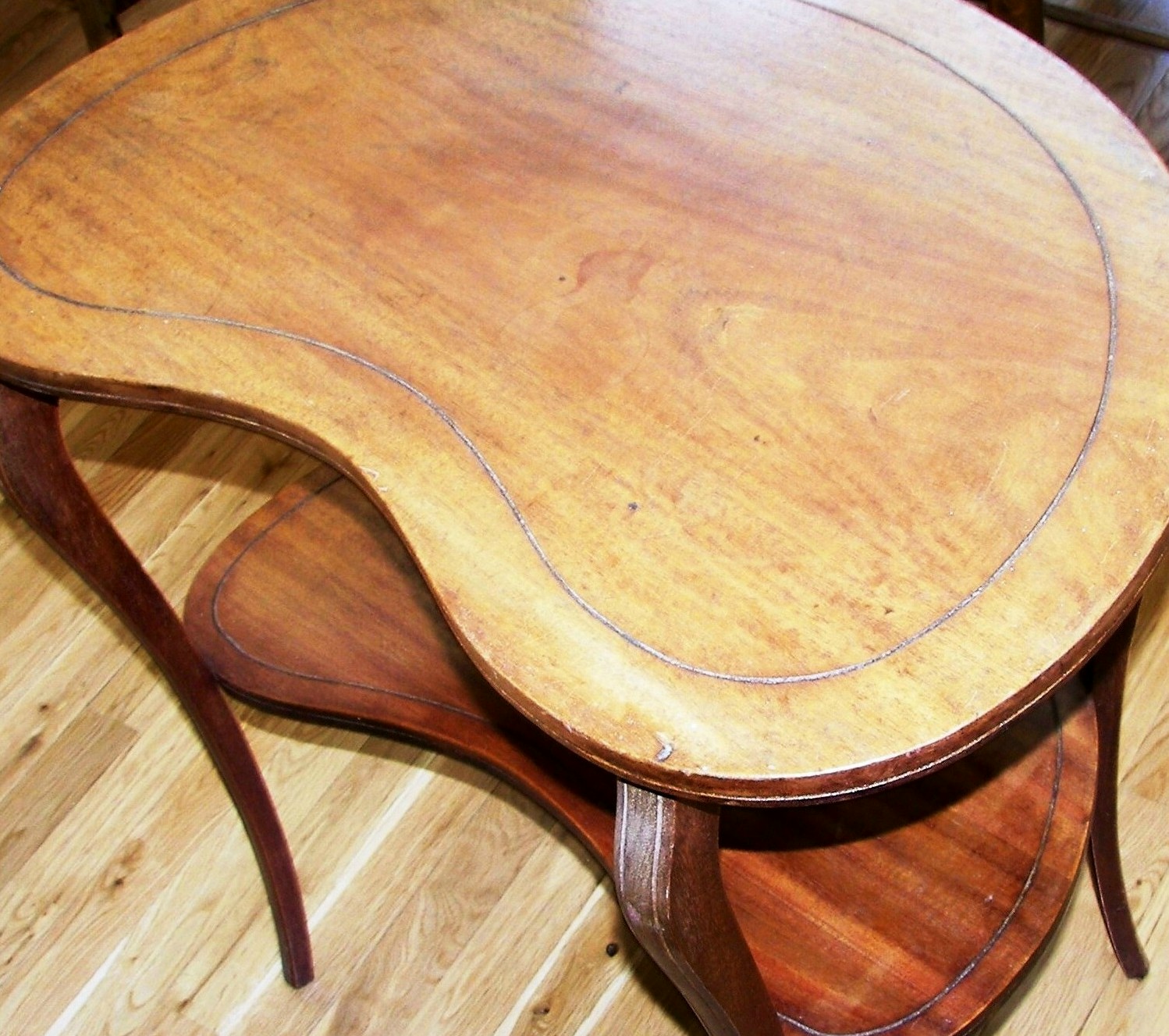 kidney table3 — Identification of RJ Horner oak Kidney Shaped Table