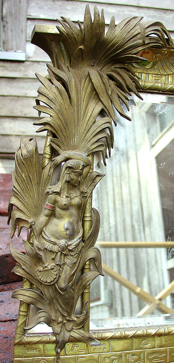 Copy of Egyptian Revival Mirror detail — Egyptian Revival Mirror