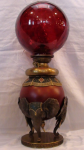 041 — For Sale - RARE Collection of Late 1800's Banquet Oil Lamps