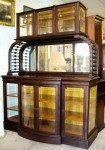 MA server — Aesthetic Walnut China Cabinet