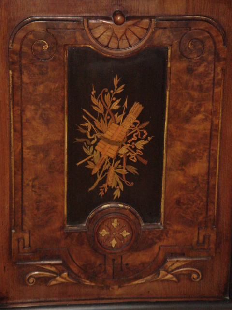 cab5 — ren revival parlor cabinet - indentification?