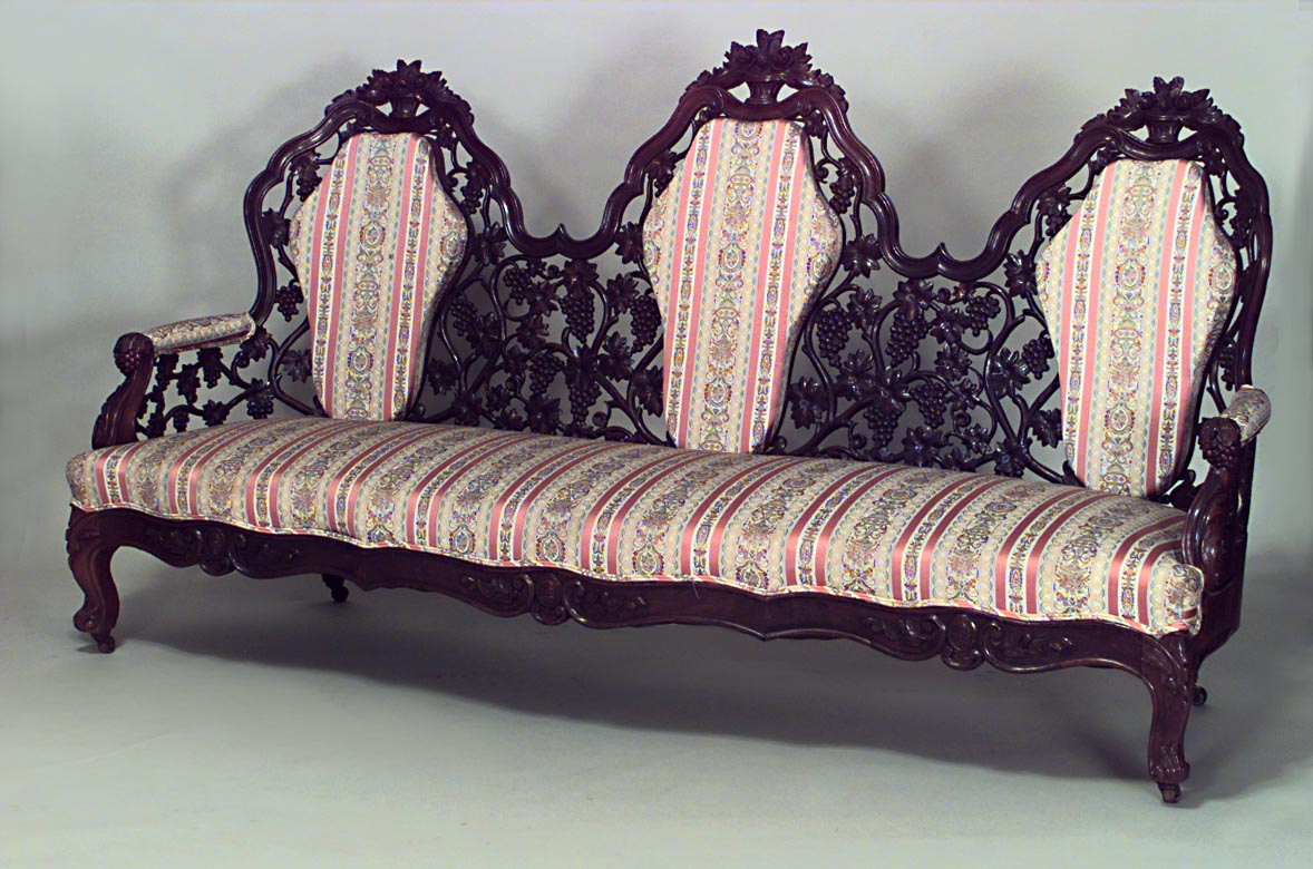 040526 F[1] — Upholstery "Belter furniture" Settee's