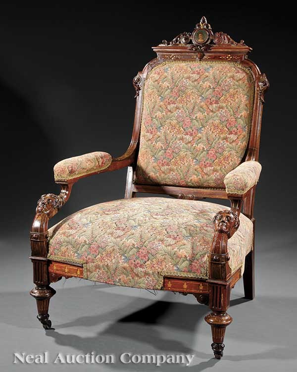 herter bros armchair — Jelliff?  Need help identifying . . .