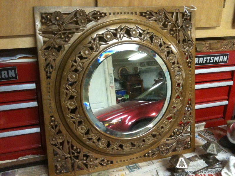 mirror — bradley & hubbard brass aesthetic mirrors