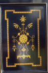 door — Faux-marquetry Aesthetic Cabinet