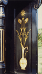 right vase — Faux-marquetry Aesthetic Cabinet