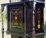 mid section — Faux-marquetry Aesthetic Cabinet