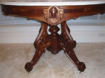 Rudy Lane items 735 — RARE PIECE OF HISTORY FOR SALE Renaissance Revival Antique Marble Top Table 