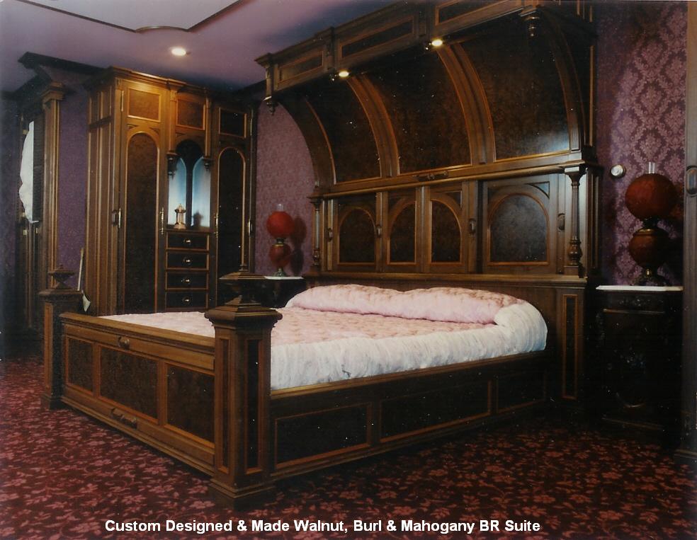 Walnut & Burl BR Suite — Bed Thread