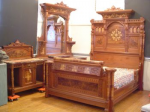 RS   3 pc. BR Suite Attr. to Berkey & Gay — Bob Courtney Auction - Millbury Mass. 5-17-08 - Nice Stuff - As Always! 