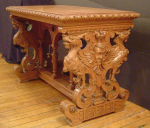 Great Library Table — Bob Courtney Auction - Millbury Mass. 5-17-08 - Nice Stuff - As Always! 